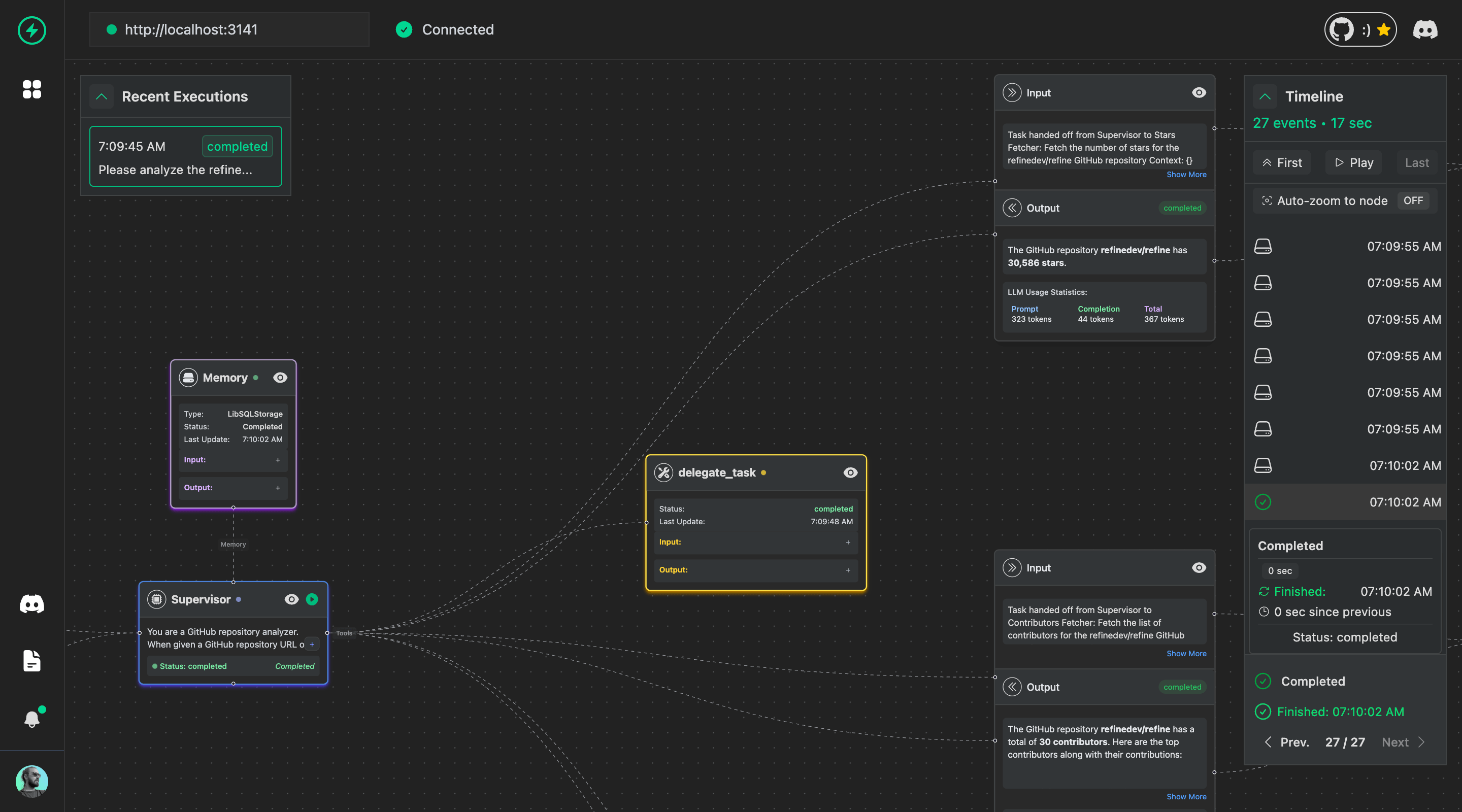 Visual Workflow Builder